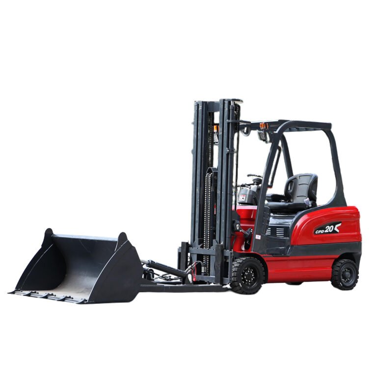 2吨复合配重红色带铲斗